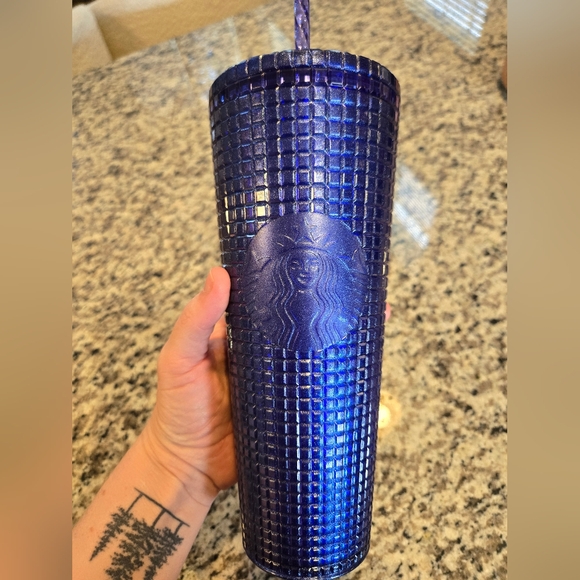 24 oz Starbucks Tumbler Cobalt Blue 2023 Straw and Lid; NEW with tags - Picture 7 of 7